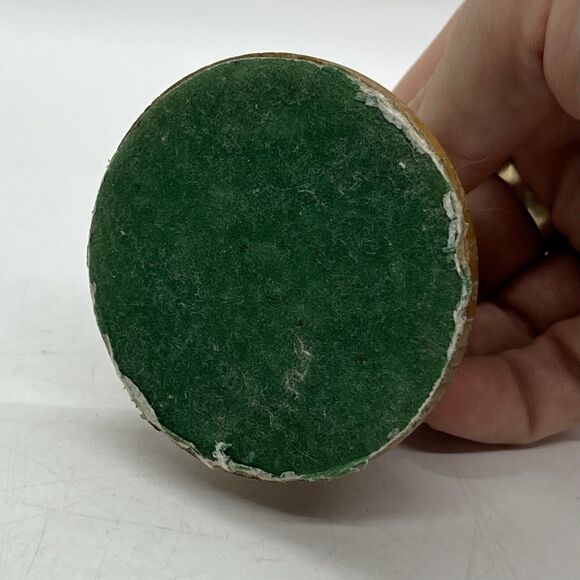 Vintage Brass Spaniel Dog Figurine 2” On Wood Base - Picture 3 of 5